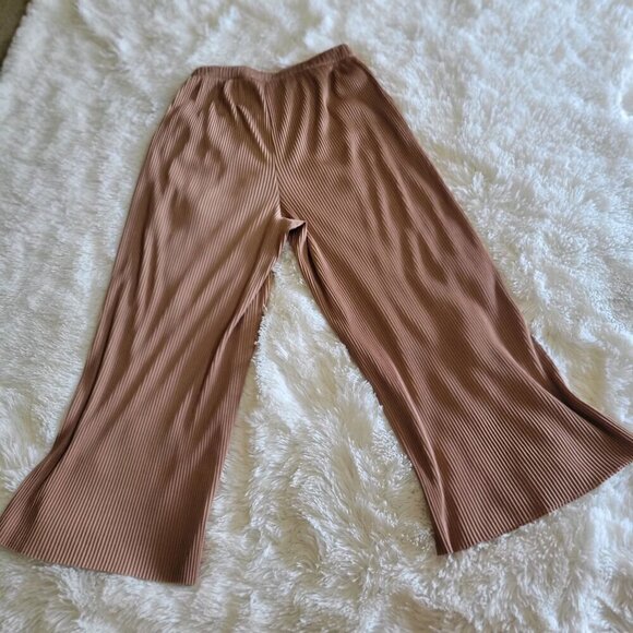 Asos Design Wide Leg Loose Fit Casual Pants Made Of Light And Fresh Fabric US - Picture 4 of 6